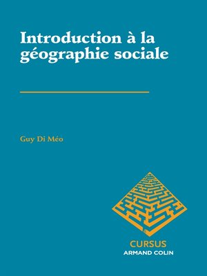 cover image of Introduction à la géographie sociale